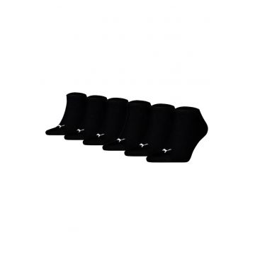 Set de sosete unisex pana la glezna - 6 perechi - Negru