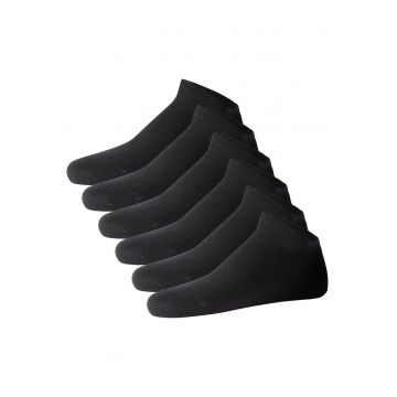 Set de sosete unisex pana la glezna Premium Essential -6 perechi - Negru