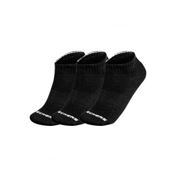 Set sosete Unisex -  3pk Unisex Terry Qtr Crew 111035 - Negru