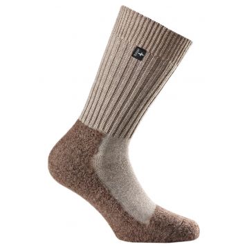 Sosete lungi unisex pentru trekking 174121 - Bej