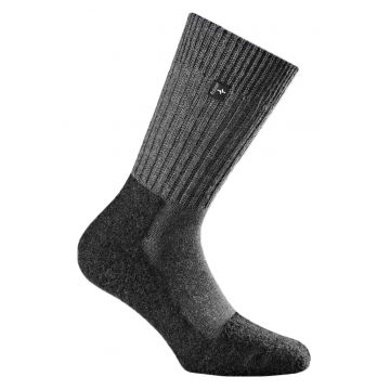 Sosete lungi unisex pentru trekking 174121 - Gri antracit