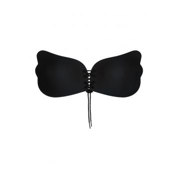 Sutien adeziv push-up - Negru
