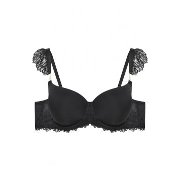Sutien captusit dama Ofiel -  Textil - Negru