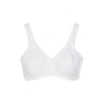 Sutien cu acoperire mare - fara sustinere metalica Lisette - Alb