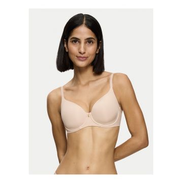 Sutien cu armatura -  bej - bretele nedetasabile