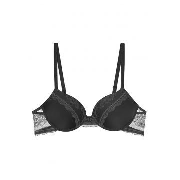 Sutien cu armatura -  negru - 55% poliester - 32% poliamida - 13% elastan