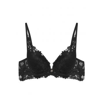 Sutien cu push-up Lollipop -  Textil - Negru