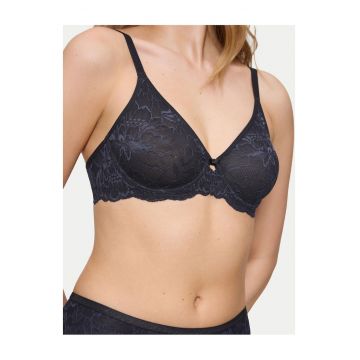 Sutien cu sustinere dama -  gri/negru