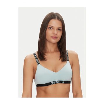 Sutien dama -  albastru/negru - material moale -