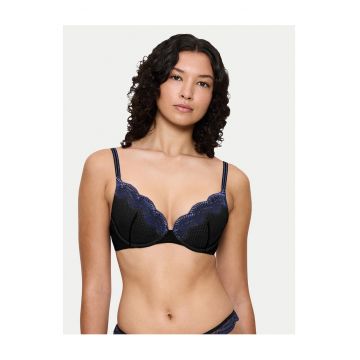 Sutien dama -  negru/albastru