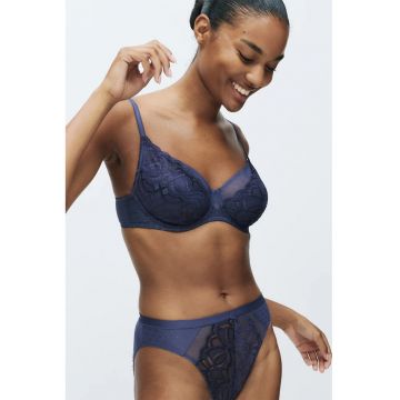 Sutien de dantela cu bretele ajustabile - Violet