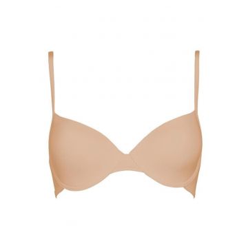 Sutien microfibra T-shirt buretat cu sarme  CD019 00B1