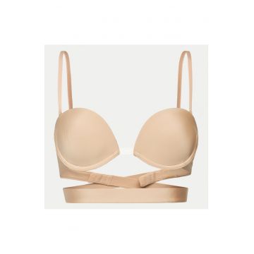 Sutien push-up de dama  bej -