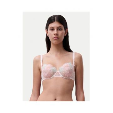 Sutien  roz - 82% poliamida - 18% elastan - Verde/Roz