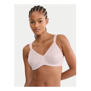 Sutien  roz - cupe clasice - fara burete - poliamida-elastan