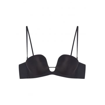 Sutien -  Silicon - Push-up - Negru