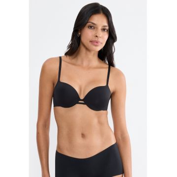 Sutien uni cu burete - Negru