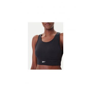 Bustiera sport dama -  negru - material sintetic