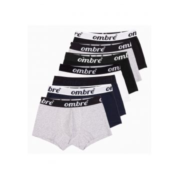 Lenjerie intima barbati 7 piese - croi scurt - elasticitate - confort U533 - Multicolor