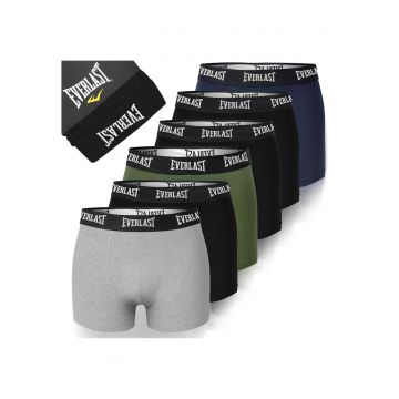 Set 6 Boxeri Barbati -  Bumbac - Multicolor - BM404 - Multicolor