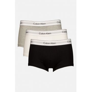 Set de boxeri cu logo - 3 Perechi - Alb/Negru/Gri