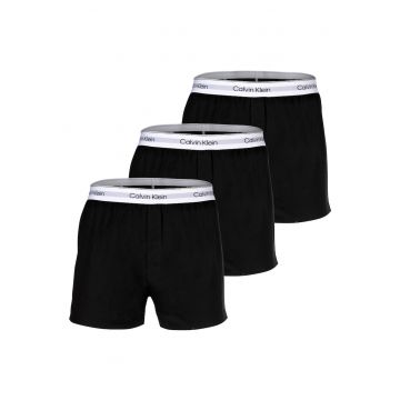 Set de boxeri slim fit Icon - 3 perechi - Negru