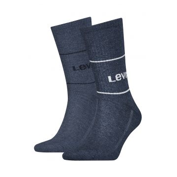 Set de sosete lungi unisex - 2 perechi - Albastru inchis