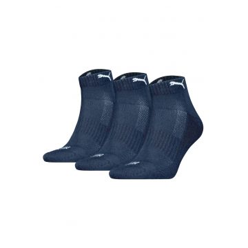 Set de sosete scurte unisex - 3 perechi - Albastru