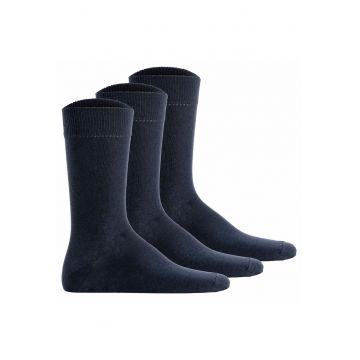 Set de sosete unisex - 3 perechi - Albastru inchis