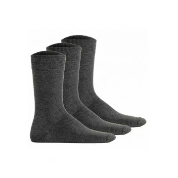 Set de sosete unisex - 3 perechi - Gri inchis