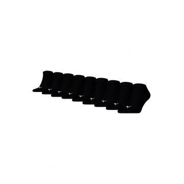 Set de sosete unisex pana la glezna - 9 perechi - Negru