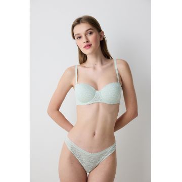 Sutien cu acoperire completa - Verde pal