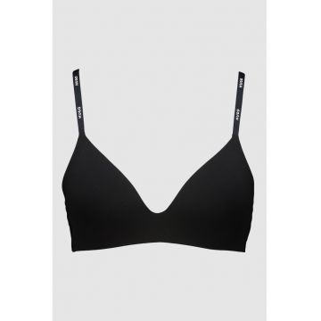 Sutien cu model uni si burete - Negru