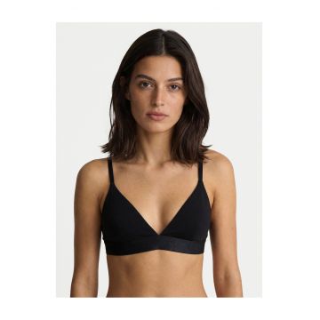 Sutien  din bumbac si modal - Negru