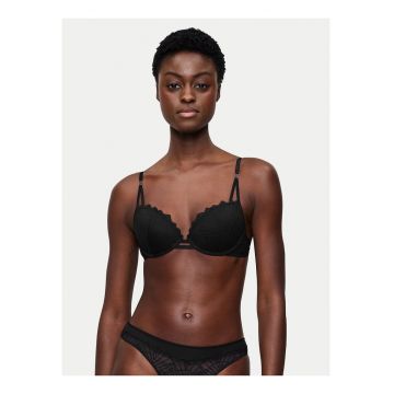 Sutien push-up -  negru - poliester - poliamida - elastan -
