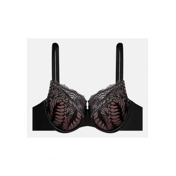 Sutien semi-captusit Isabelle  Negru