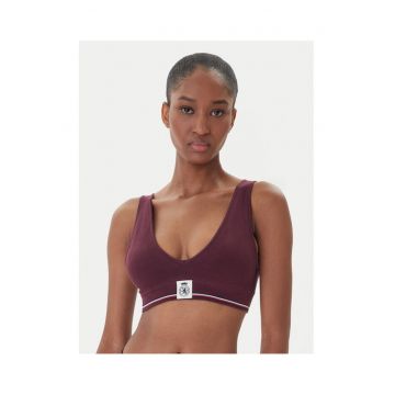 Sutien top Dama -  Bordeaux - 83% bumbac - 14% poliamida - 3% elastan - S - Visiniu